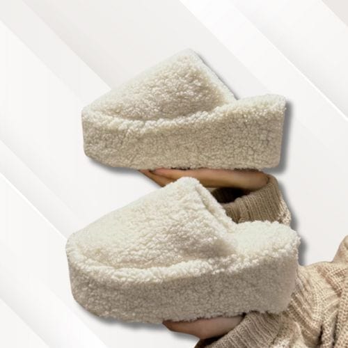 Chaussons avec talons | Femme Blanc / 35