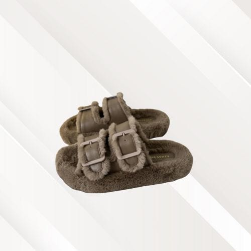 Chaussons femme chauds | Élégants Marron / 35