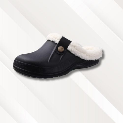 Chaussons mémoire de forme | Homme Noir et blanc / 35-36