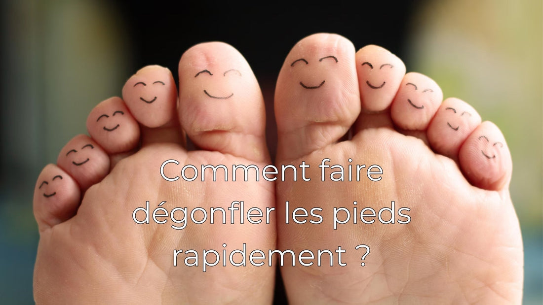 Comment faire dégonfler les pieds rapidement ?
