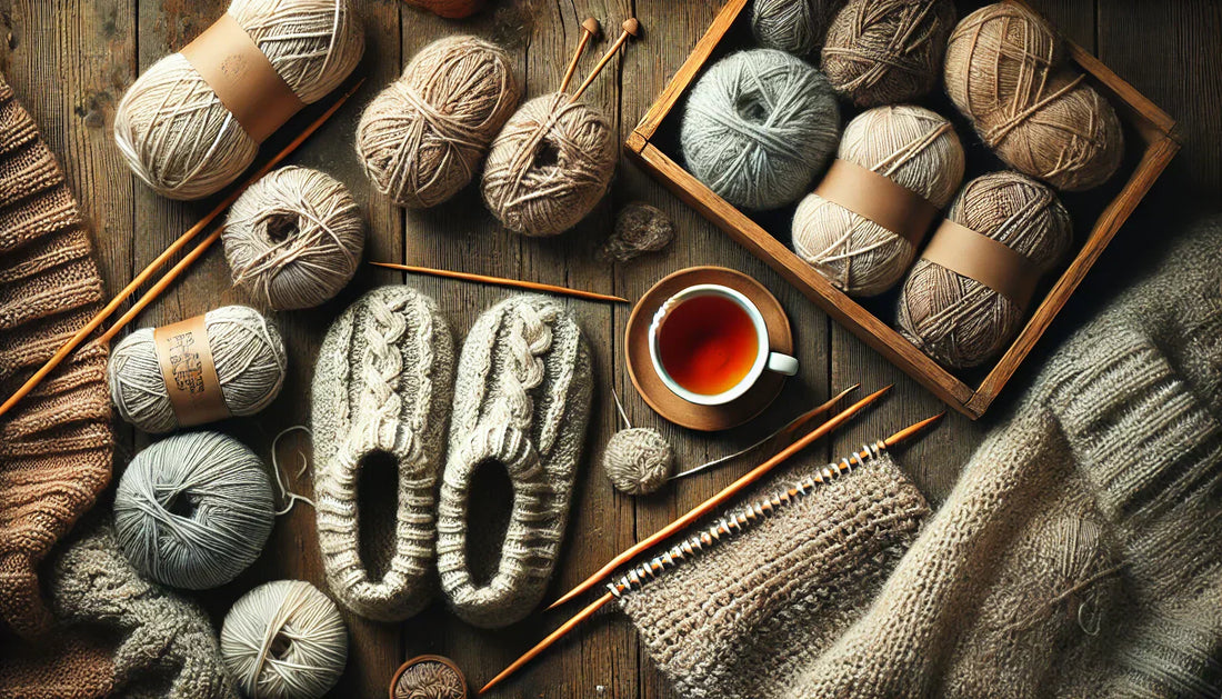 Chaussons adulte à tricoter