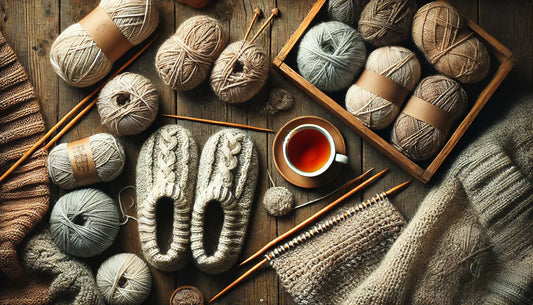 Chaussons adulte à tricoter