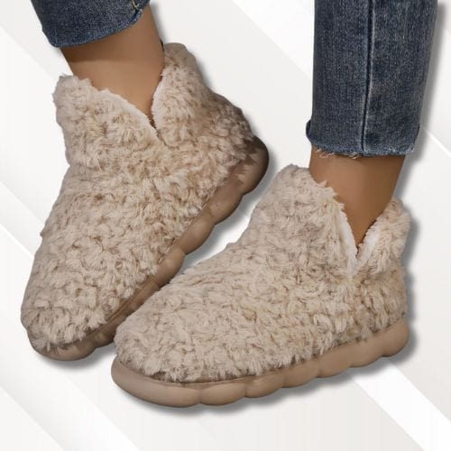 Bottes chaussons | Femme Beige / 36-37