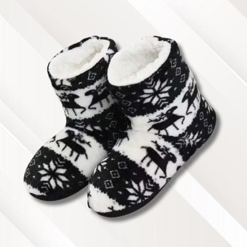 Bottines chaussons | Femme Noir / Taille unique