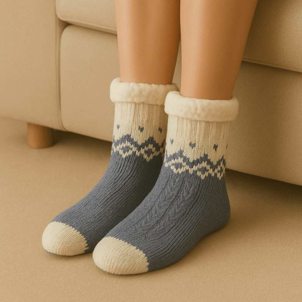 Chaussettes chaussons doux | Femme