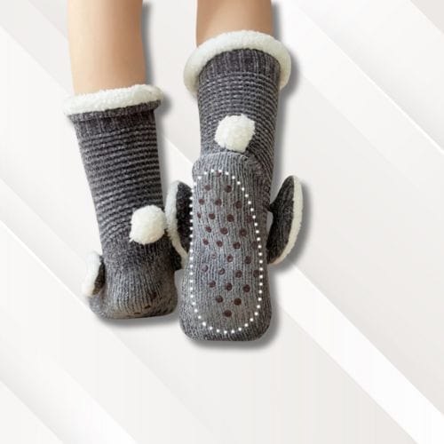 Chaussettes chaussons femme | Montantes