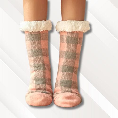 Chaussettes chaussons | Femme Rose / 35-42