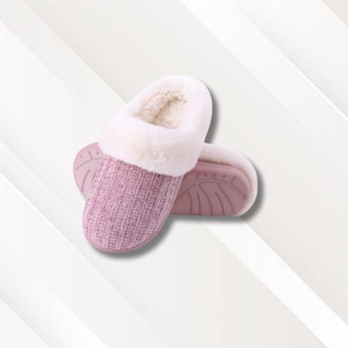 Chaussons à mémoire de forme | Femme Rose / 36-37