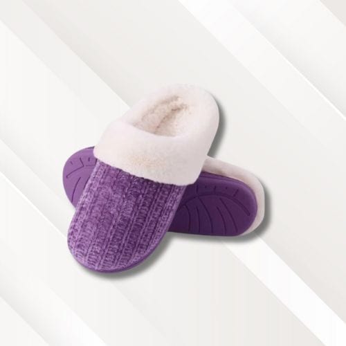 Chaussons à mémoire de forme | Femme Violet / 36-37