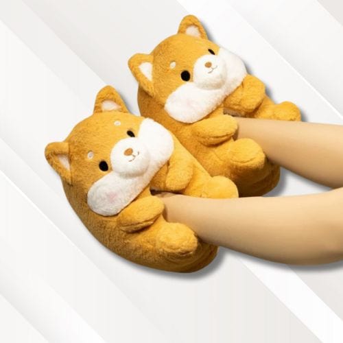 Chaussons animal | Homme Shiba / Taille unique