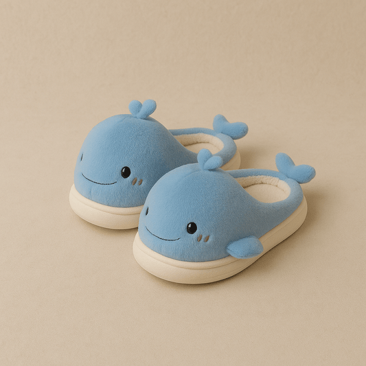 Chaussons | Baleine Bleu / 36-37