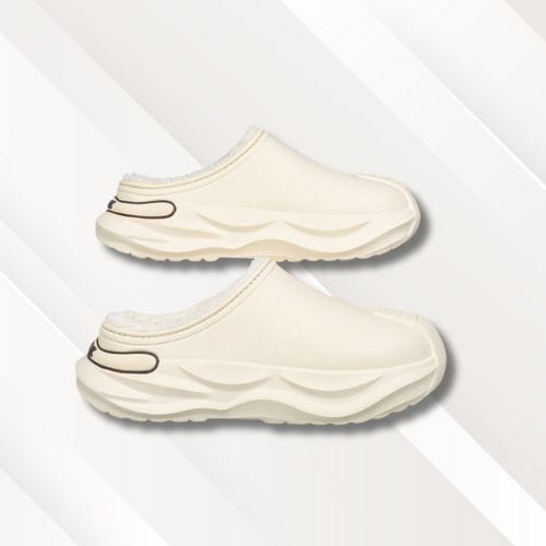 Chaussons d'hiver avec semelle épaisse | Homme Blanc / 38-39