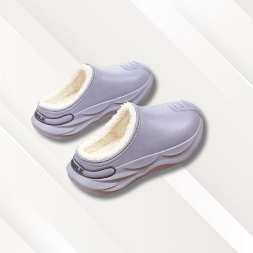 Chaussons d'hiver avec semelle épaisse | Homme Gris / 38-39