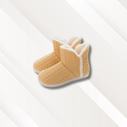 Chaussons femme | Bottines montantes Jaune / 36-37