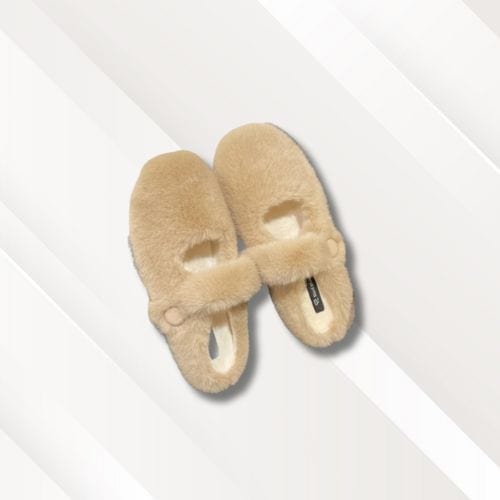 Chaussons femme | Chic plats Ivoire / 35