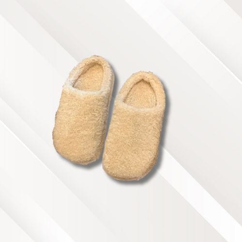 Chaussons femme hiver | À plateforme Beige / 35