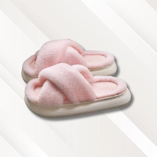 Chaussons femme | Ouvert devant Rose / 36-37