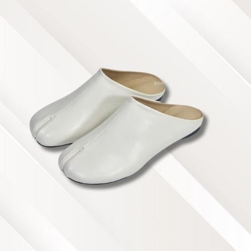 Chaussons femme | Simili cuir Blanc / 31-32