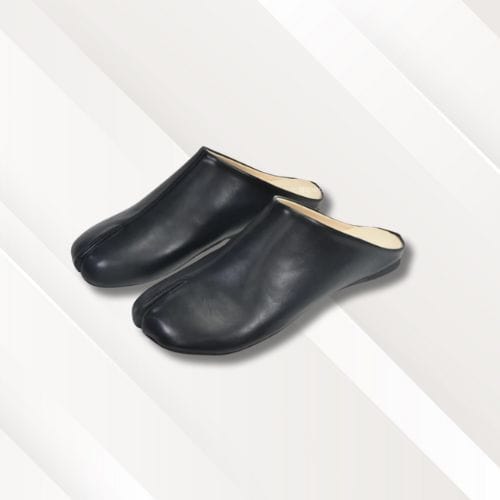 Chaussons femme | Simili cuir Noir / 31-32