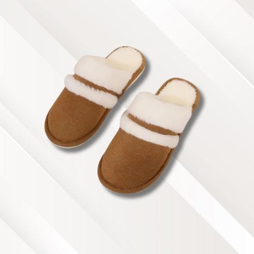 Chaussons femme | Très confortables Marron / 36-37