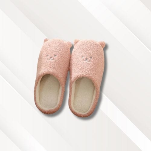 Chaussons hiver femme | Mignons Rose pâle / 36-37