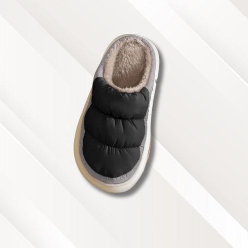 Chaussons homme chaud | Légers Noir / 36-37