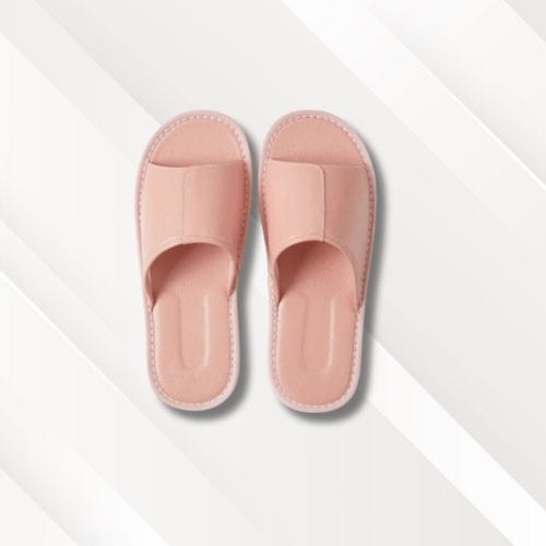 Chaussons homme cuir | Luxe Rose / 35-36