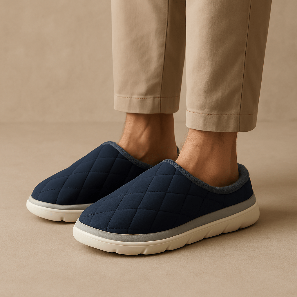 Chaussons homme semelles | Anti bruit