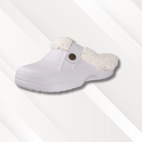 Chaussons mémoire de forme | Homme Blanc / 35-36