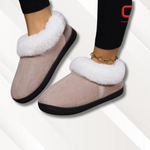 Chaussons montants fourrés femme | Mules