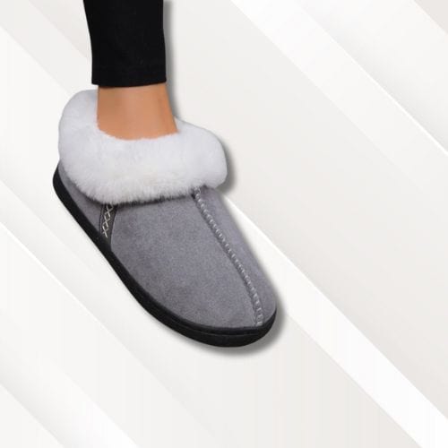 Chaussons montants fourrés femme | Mules