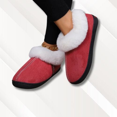 Chaussons montants fourrés femme | Mules