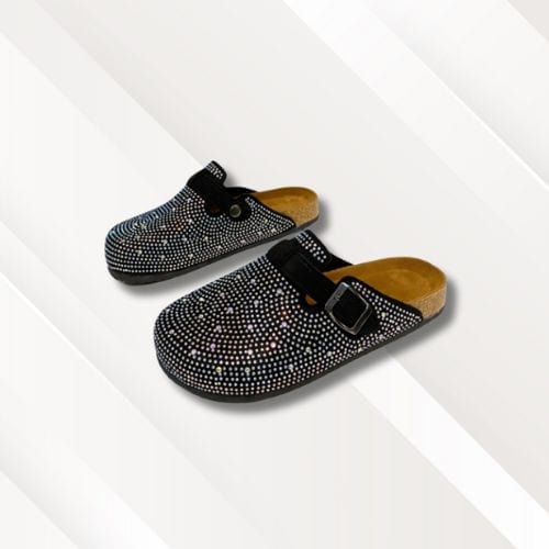 Chaussons mules femme | Semelle liège