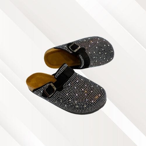 Chaussons mules femme | Semelle liège