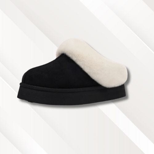 Chaussons mules femme | Semelle Noir / 36