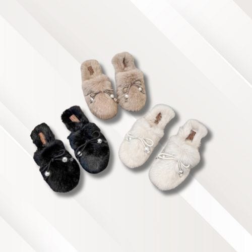 Chaussons mules fourrées | Femme