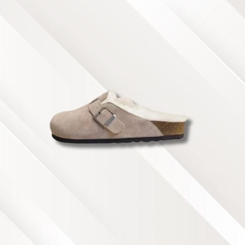 Chaussons mules ouverts | Femme Beige / 35