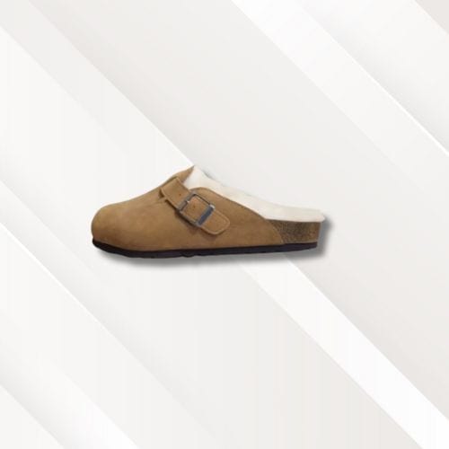 Chaussons mules ouverts | Femme Marron clair / 35