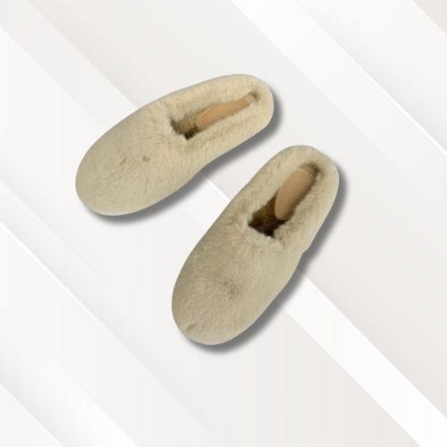 Chaussons mules | Pantoufles femme Beige / 32-33