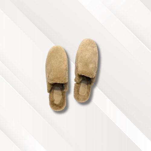 Chaussons mules unis | Femme Ivoire / 35