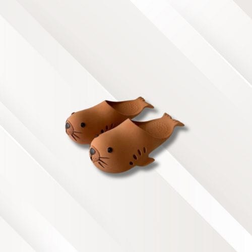 Chaussons | Phoque Marron / 33-34