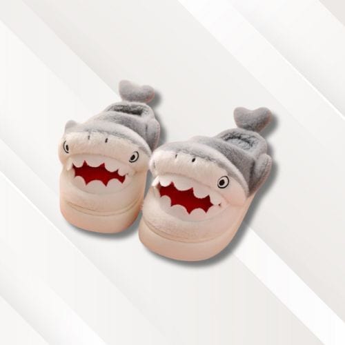 Chaussons requin | Homme Gris / 36-37