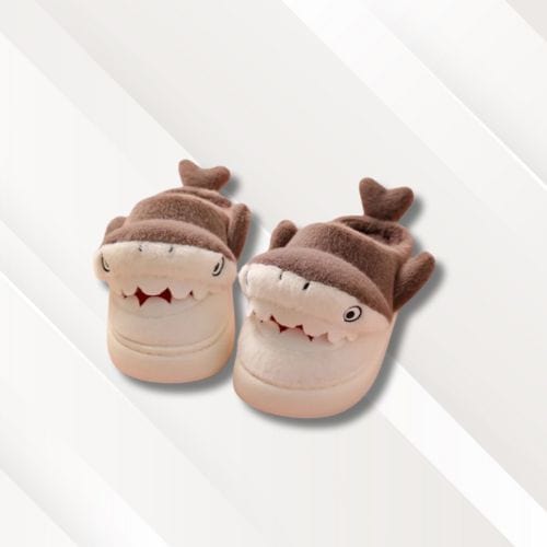 Chaussons requin | Homme Marron / 36-37