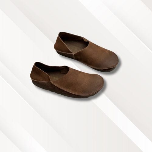 Chaussons souples cuir | Femme Marron / 33-34