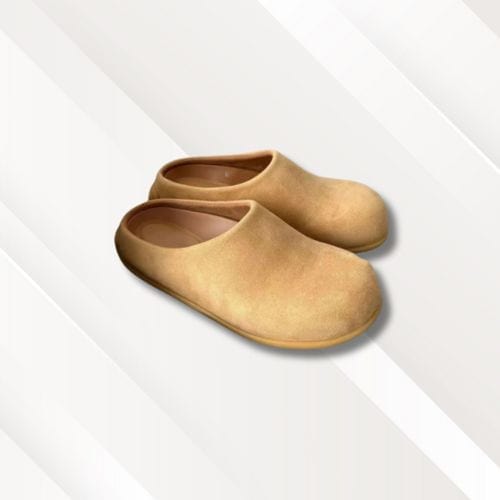 Mules chaussons femme | Cuir chic