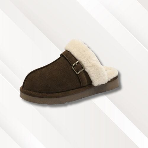 Pantoufles homme | Luxe Marron / 40